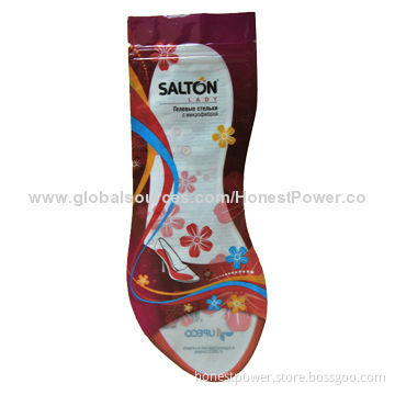Zipper Pouches with Shoe Shape, Customized Printed Designs and Sizes are Accepted